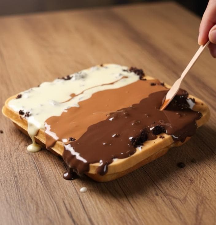 Triple Chocolate Waffle